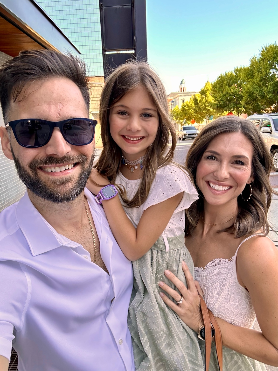 Sean and Shannon McCall with their daughter, London