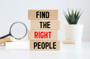 find the right people with the help of a staffing agency